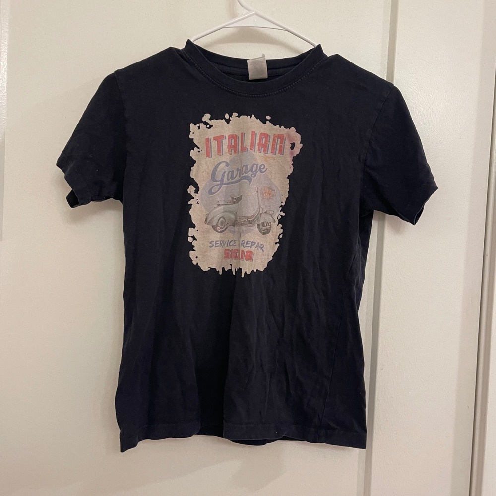 Graphic Baby T Retro Cars Garage 90s Style Y2K Style Cropped Streetwear